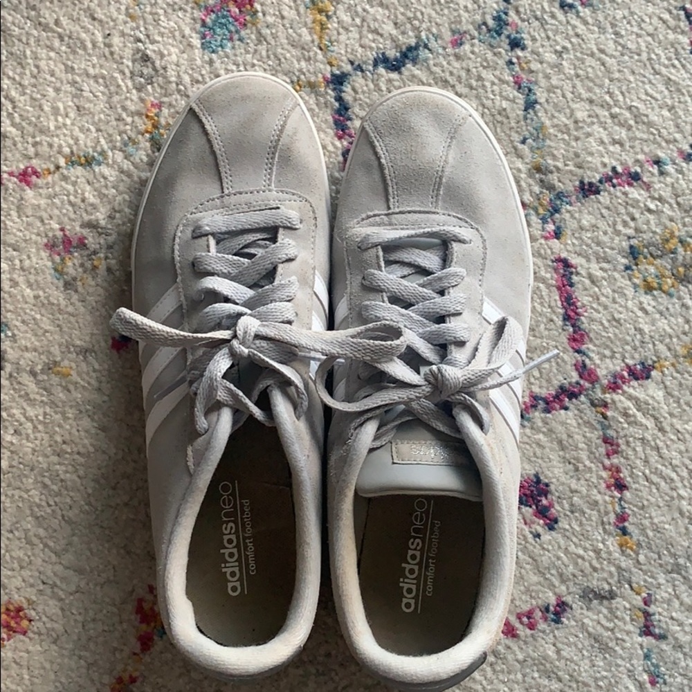 Grey Adidas Neo Women’s Sneakers Size 10